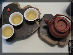 紫砂壶品茶图片